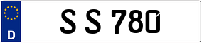 Truck License Plate